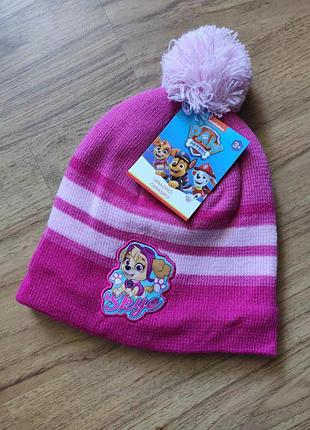 Шапка щенячий патруль тепла скай дісней