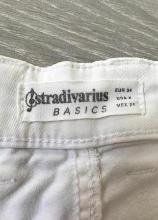 Белые шорты от stradivarius3 фото