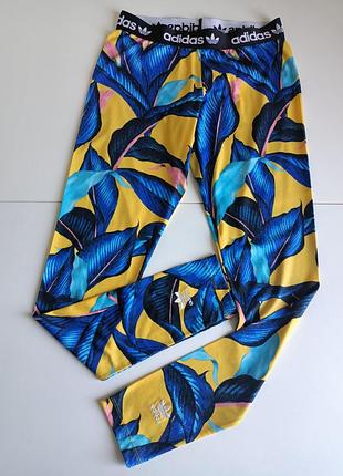 Яркие спортивные лосины леггинсы adidas оригинал