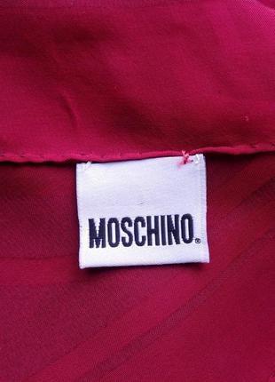 Легкий, воздушный шарф, палантин, шелк, вискоза, оригинал, moschino2 фото