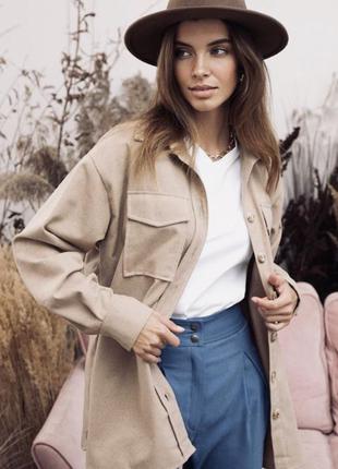 Сорочка оверсайз ,видовжена ,з накладними кишенями яг німеччина