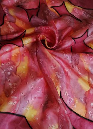 Шовкова хустина ручна роспись