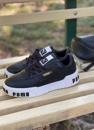 Черные кроссовки женские puma