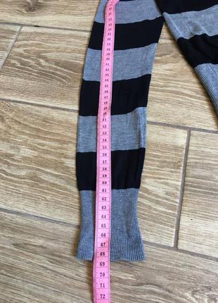 Кардиган кофта на пуговицах в полоску, шелк и вискоза8 фото