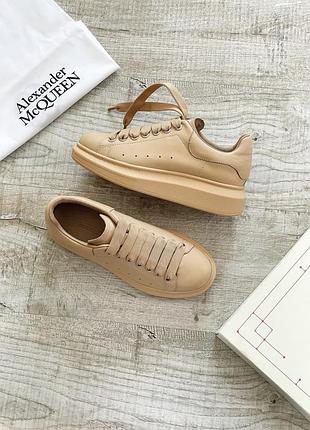 Жіночі кросівки alexander mcqueen🔥 шкіра демісезонні