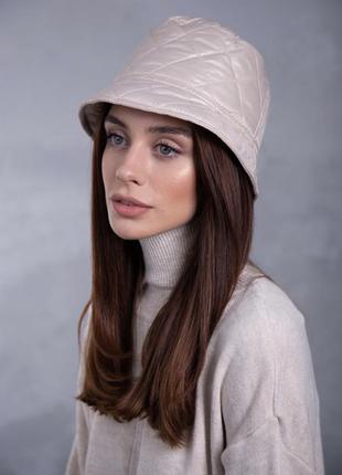 Панама женская бежевая