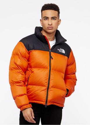 Пуховик the north face 1996 nuptse jacket orange tnf