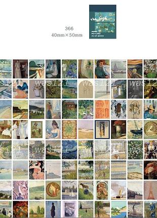 366 наклеек!!! блокнот с отрывными картинками мини стикербук набор стикеров скрапбукинг stick6-b
