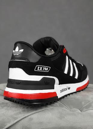 Adidas zx 750 чёрные4 фото