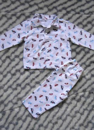 Фланелевая пижама для мальчика
