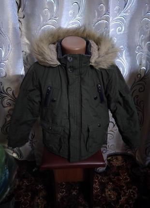 Крутая зимняя парка для мальчика george