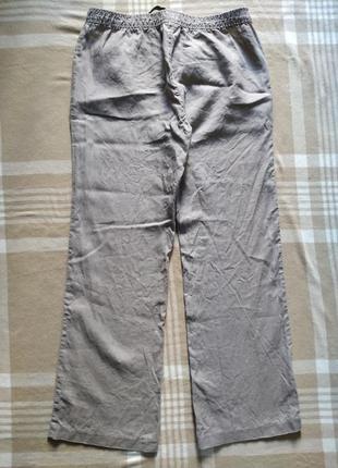 Jessica широкие льняные брюки лен.2 фото