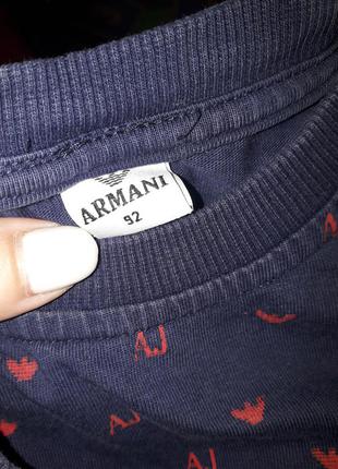 Лонгслив на ребенка armani1 фото