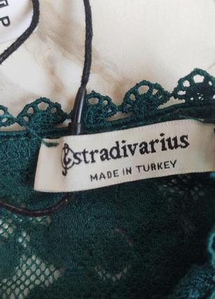 Шикарная ажурная блуза stradivarius.5 фото