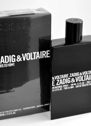 Zadig & voltaire this is him💥оригинал 4 мл распив и отливанты аромата затест2 фото