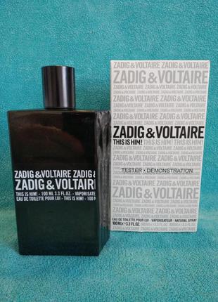 Zadig & voltaire this is him💥оригинал 4 мл распив и отливанты аромата затест3 фото