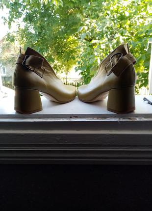 Дизайнерские кожаные туфли gino figini, 38  р.. дизайнерські туфлі. італійські стандарти4 фото