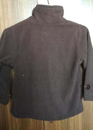 Нове демісезонне коричневе пальто swiss cross, cша, фліс, хлопчику на 4-5 років, розмір 57 фото