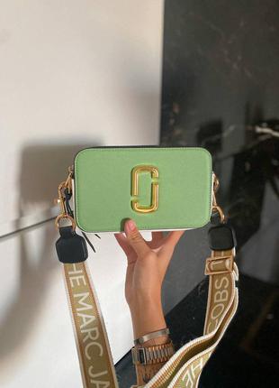 Marc jacobs snapshot mint жіноча сумка марк якобс в м'ятному кольорі3 фото