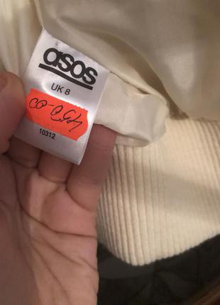 Куртка классическая короткая asos с очень красивым воротником под бомбер весна осень6 фото