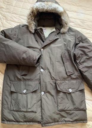 Пуховик woolrich usa xl куртка аляска