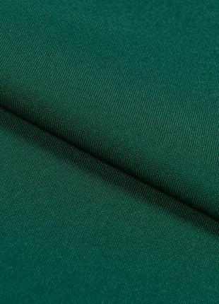 Темно зелені штори на кухню/ 100×140 см.3 фото