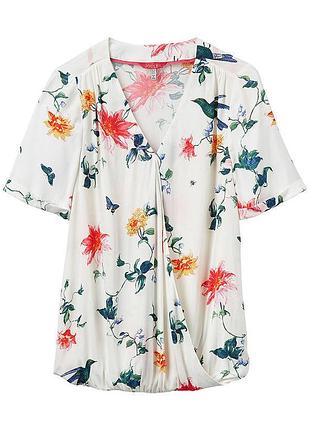 Шикарна весела натуральна блуза joules розмір 10