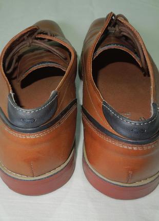 Туфлі чоловічі шкіряні коричневі розмір 447 фото