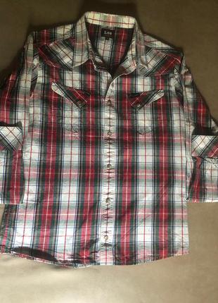 Джинсова сорочка популярного бренду - lee