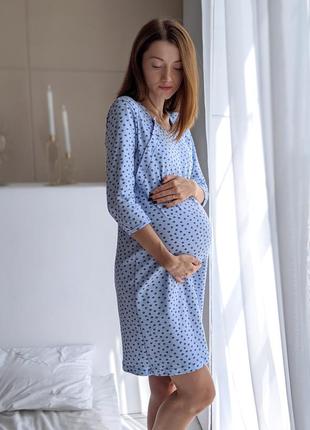 Сорочка для вагітної. ночная рубашка для беременной и кормящей 31651 фото