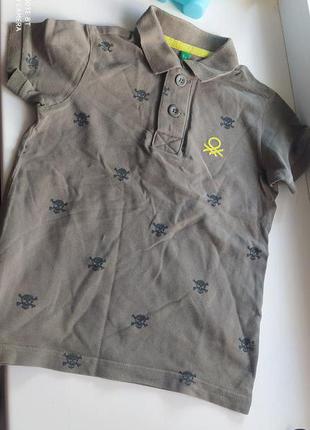 Футболка поло benetton 6-7лет