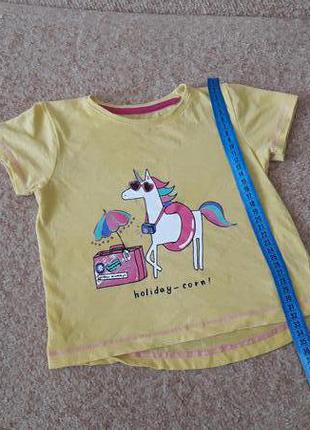 Фирменная футболка 9-12мес