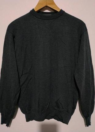 L xl 50 52 сост нов 100% шерсть мериноса пуловер свитер zxc