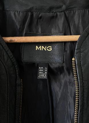 Кожаная куртка от mango2 фото