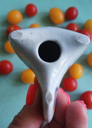 Винтажная фарфоровая статуэтка-солонка(перечница) петух(петушок) полонное(ссср) оригинал