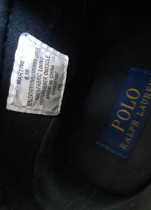 Кожаные хайтоп polo ralph lauren6 фото