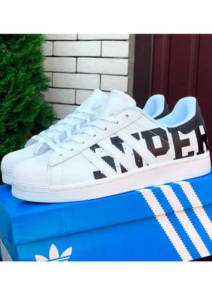 Кроссовки мужские adidas superstar черные / кросівки чоловічі адидас адідас чорні кроссы