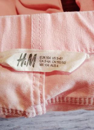 Джегинсы симпатичные h&m на девочку 3-4 годика.3 фото