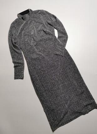 Платье, плаття з люрексом h&m2 фото
