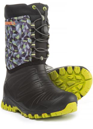 Детские зимние сапоги, сноубутсы, merrell snow quest boots, 100% оригинал