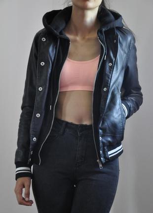 Крута куртка з еко шкіри від fb sister