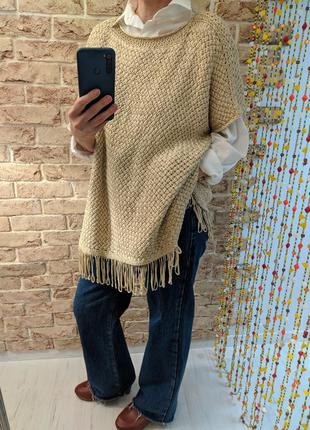 Пончо massimo dutti6 фото