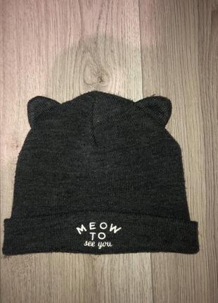 Модная шапка кошка нм
