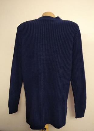 В'язаний светр, кофта з вирізом світшот акрил3 фото