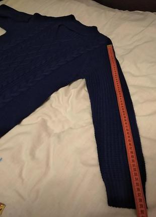 В'язаний светр, кофта з вирізом світшот акрил7 фото