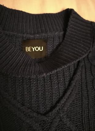 В'язаний светр, кофта з вирізом світшот акрил8 фото