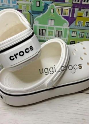 Crocs platform white крокс на платформе белые кроксы платформа 36-39 р1 фото