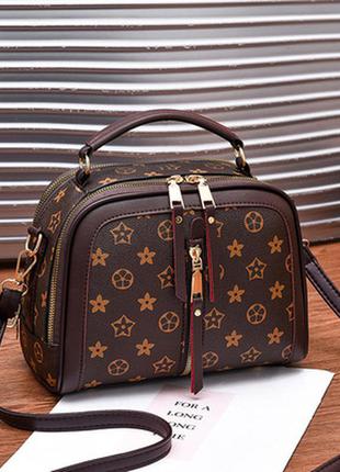 Женская кожаная черная сумка/женский черный клатч/женская черная сумочка5 фото