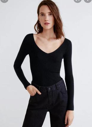 Чорний светрик пуловер blue motion з ангори, розмір 36,38(s,m)