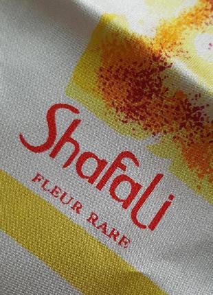 Шикарный,тонкий платок из натурального шелка shafali fleur rare3 фото